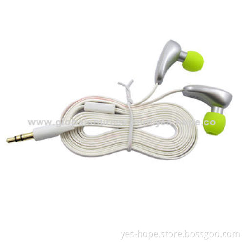 Colorful Stereo Handsfree Earphones for iPod, 20-20,000Hz Frequency Response
